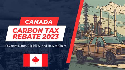 canada carbon tax rebate 2023 dates